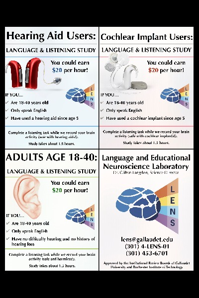Advertise - LENS Adult Listening Study