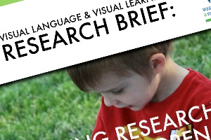 Research Brief cover with toddler 