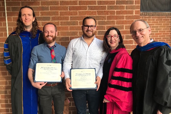 The PEN Program (L-R): Dr. Clifton Langdon, Mr. Geo Kartheiser, Mr. Bradley White, Dr. Laura-Ann Petitto, and Dr. Thomas Allen Allen.